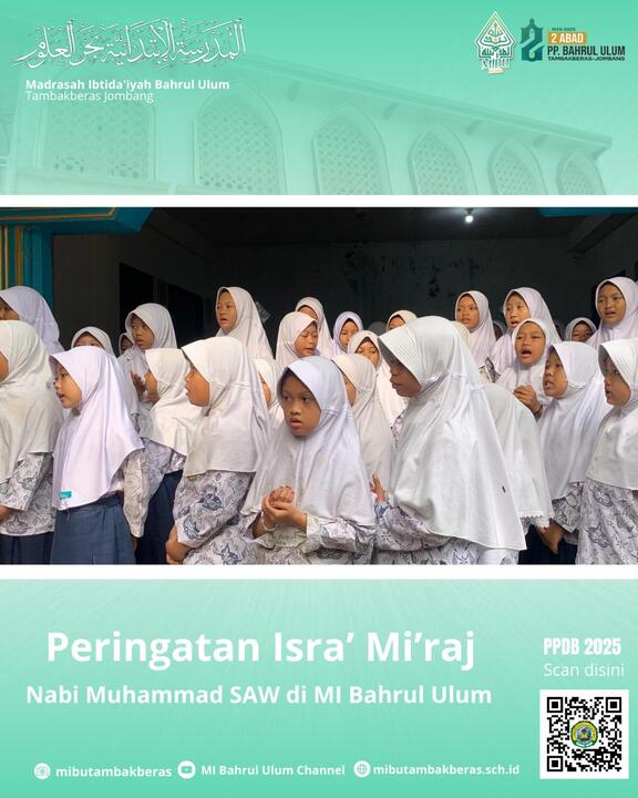 >Peringatan Isra’ Mi’raj Nabi Muhammad SAW di MI Bahrul Ulum